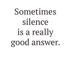 silence quote